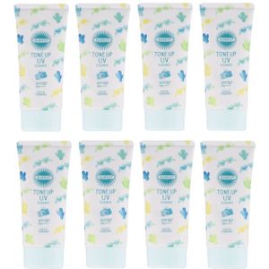 Kose - Suncut Tone Up UV Essence SPF50+ PA++++ - 80g - Mint Green (8ea) Set
