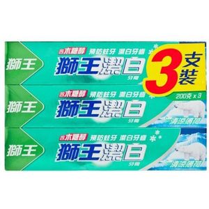 LION - Fresh & White - Fresh Cool Mint - 200g*3