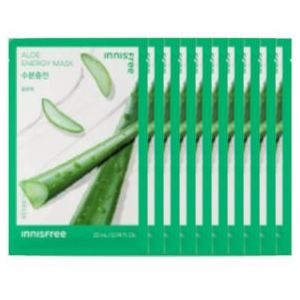 innisfree - Energy Mask - Aloe - 10pcs Set
