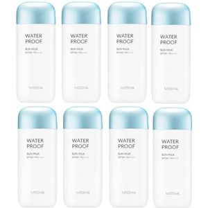 MISSHA All-Around Safe Block Waterproof Sun Milk - 70ml (8ea) Set