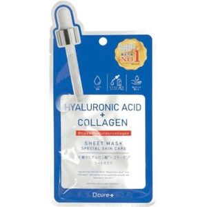 Picomonte - Dcure+ Hyaluronic Acid + Collagen Face Mask - 1 stuk