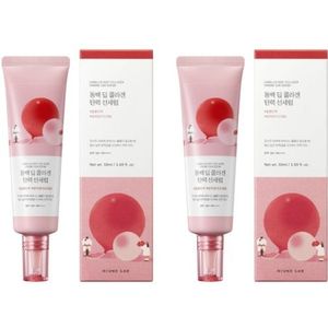 Round Lab - Camellia Deep Collagen Firming Sun Serum SPF50+ PA++++ - 50ml (2ea) Set