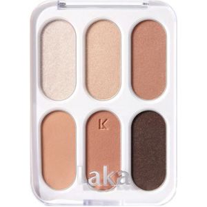 LAKA - Forever6 Eye Palette - 7g - #04 Tan Peach