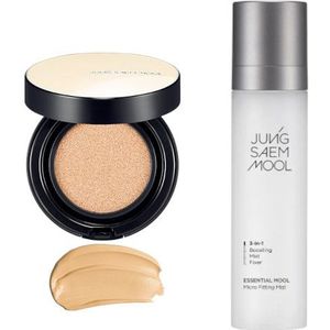 JUNGSAEMMOOL - Essential Skin Nuder Cushion SPF50+ PA+++ - 14g - 21 Medium (1ea) + Essential Mool Micro Fitting Mist - 120ml...