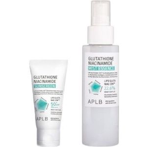 APLB - Glutathione Niacinamide Mist Essence - 105ml (1ea) + Glutathione Niacinamide Sunscreen SFP50+ PA++++ - 40ml (1ea) Set