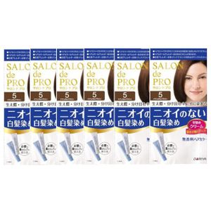 Dariya Dariya - Salon De Pro - Hair Color Cream - 5 Natural brown 6stukken Set