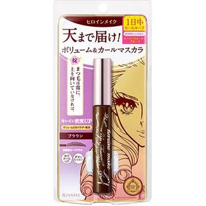 [DEAL]ISEHAN - Kiss Me Heroine Make Volume & Curl Mascara Super Waterproof (New Version) - 6g - 02 Brown