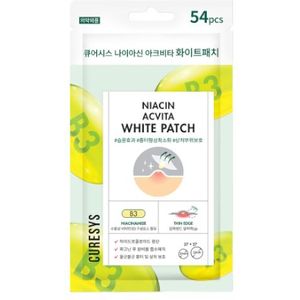 CURESYS - Niacin Acvita White Patch - 54stukken / 2size (10mm*27stuks, 12mm*27stukken)