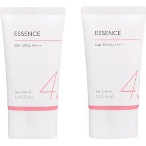 MISSHA All Around Safe Block Essence Sun SPF45 PA+++ - 50ml (2ea) Set (New)