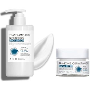APLB - Tranexamic Acid Niacinamide Body Lotion - 300ml (1ea) X Facial Cream - 55ml (1ea) Set