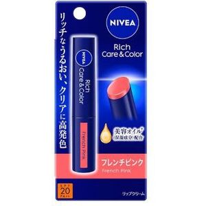 NIVEA Japan - Rich Care & Color Lip French Pink - 2g