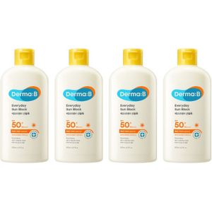 Derma:B - Everyday Sun Block SPF50+ PA++++ - 200ml (4ea) Set