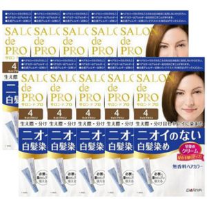Dariya - Salon De Pro - Hair Color Cream - 1box - 4 Light Brown -10stukken