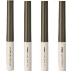 peripera - Speedy Skinny Brow Mascara - 3g - 03 Natural Brown (4ea) Set