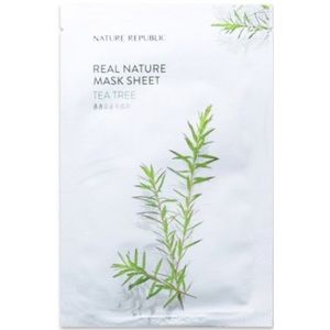 NATURE REPUBLIC - Real Nature Sheet Mask - Tea Tree - 1stuk