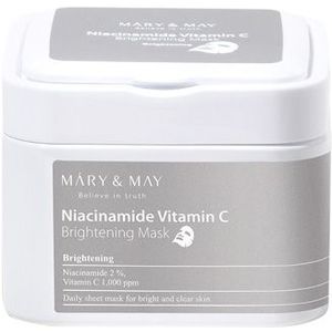 Mary&May - Niacinamide Vitamin C Brightening Mask - 30stukken/400g