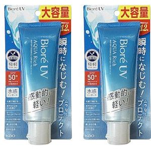 Kao - Biore UV Aqua Rich Watery Essence SPF50+ PA++++ - 90g (2ea) Set