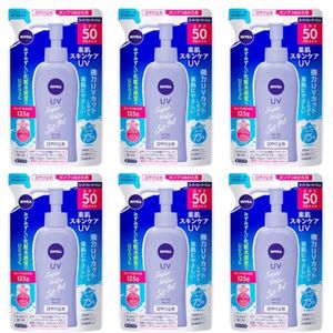 NIVEA Japan - UV Super Water Gel SPF50 PA+++ Refill - 125g (6ea) Set