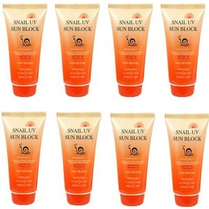 Jigott - Snail UV Sun Block SPF50+ PA+++ (8ea) Set