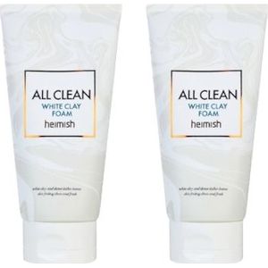 heimish All Clean White Clay Foam - 150g (2ea) Set