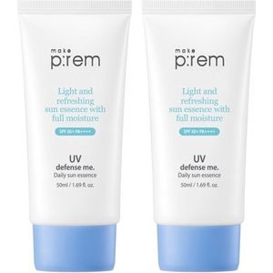 make p:rem - UV Defense Me. Daily Sun Essence SPF50+ PA++++ - 50ml (2ea) Set