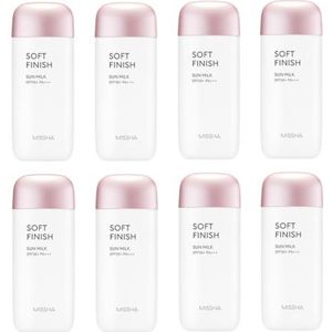 MISSHA All-Around Safe Block Soft Finish Sun Milk - 70ml (8ea) Set