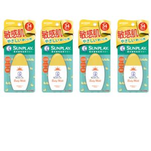 Rohto Mentholatum Sunplay Baby Milk SPF34 PA+++ - 30g (4ea) Set