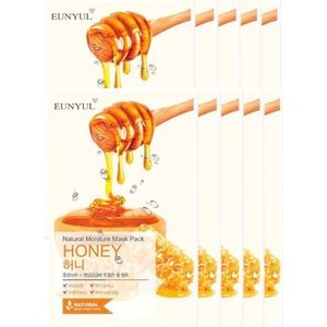 EUNYUL - Natural Moisture Mask Pack - Honey - 10pcs set