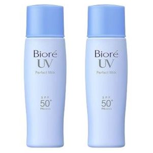 Kao - Biore UV Sunscreen Perfect Milk SPF50+ PA++++ - 40ml - 2pcs