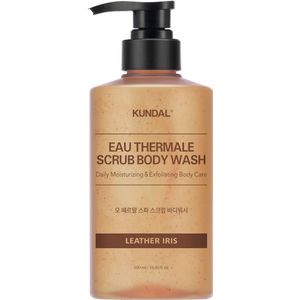 KUNDAL - Scrub Body Wash - 500ml - Leather Iris