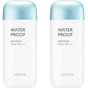 MISSHA All-Around Safe Block Waterproof Sun Milk - 70ml (2ea) Set