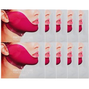 avajar - Perfect V Lifting Premium Plus Mask in Red - 1pcs (10ea) Set