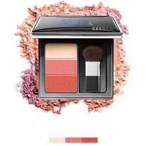 Zeesea - 3-Color Concealer Blusher - 5g - Vigour Orange