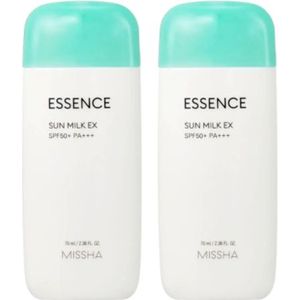 MISSHA - All Around Safe Block Essence Sun Milk EX (SPF50+ PA+++) (2elk) Set