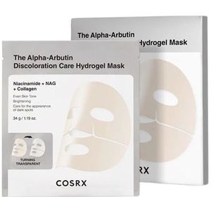 COSRX - The Alpha-Arbutin Discoloration Care Hydrogel Mask - 34g*3ea