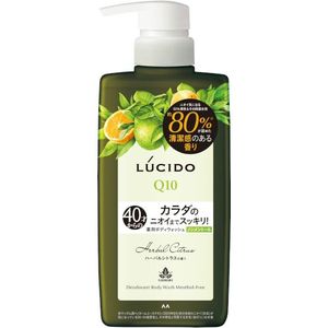 Mandom - Lucido Q10 Deodorant Body Wash - 450ml - Herbal Citrus