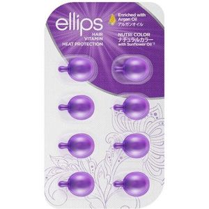 ELLIPS - Hair Vitamin Heat Protection - 8stukken - Nutri Color (Purple)