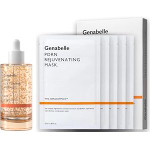 Genabelle - PDRN VITA Toning Ampoule JUMBO - 70ml & PDRN Rejuvenating Mask - 5pcs Set