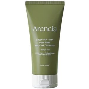 Arencia - Green Tea + LHA Deep Pore Rice Cake Cleanser - 150ml