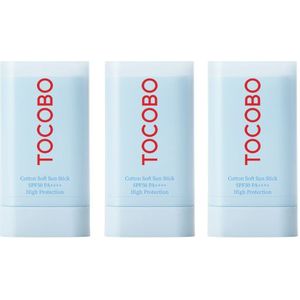 TOCOBO - Cotton Soft Sun Stick SPF50 PA++++ - 19g (3ea) Set