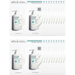 APLB - Glutathione Niacinamide Body Lotion & Wash Sachet Pack - 20pcs Set
