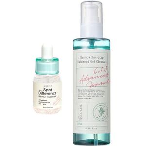 AXIS-Y Quinoa One Step Balanced Gel Cleanser X Spot The Difference Blemish Treatment