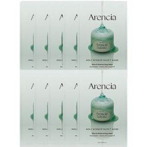 Arencia - Arencia - Holy Hyssop Sheet Mask - 10pcs