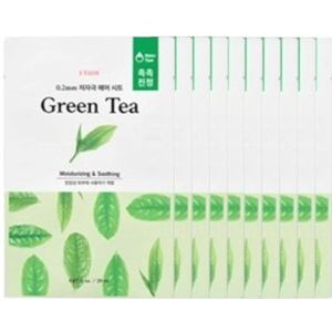 ETUDE - 0.2 Therapy Air Mask (New) - 1pc - Green Tea (10ea) Set