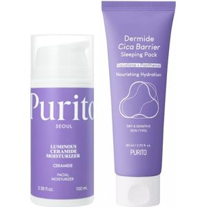 [Promotie]Purito SEOUL - Dermide Relief Barrier Moisturizer - 100ml + Dermide Cica Barrier Sleeping Pack - 80ml Set