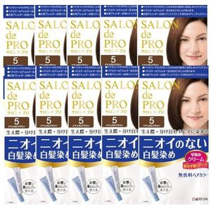 Dariya Dariya - Salon De Pro - Hair Color Cream - 5 Natural brown 10stukken Set