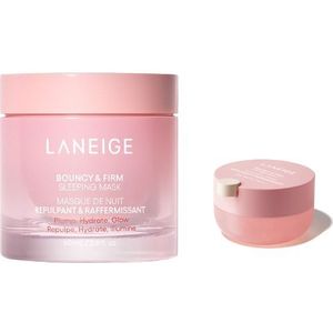 LANEIGE LANEIGE - Bouncy & Firm Sleeping Mask - 60ml (1ea) X Bouncy & Firm Lip Treatment - 12g (1ea)