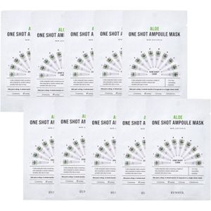 EUNYUL - One Shot Ampoule Mask - Aloe - 10pcs set