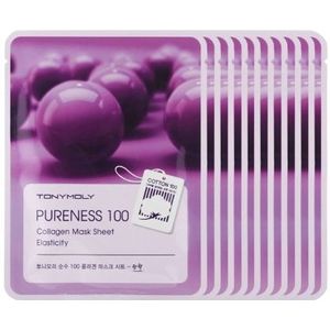 Tonymoly - Pureness 100 Mask Sheet - Collagen (10elk) Set