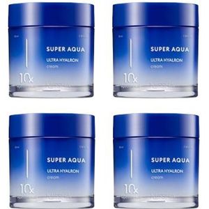 MISSHA - Super Aqua Ultra Hyalron Cream - 70ml (4ea) Set